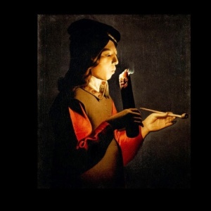 Georges-de-la-Tour-1646-Le-souffleur-à-la-lampe-Tokyo-Fuji-Art-Museum